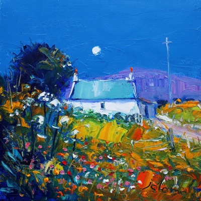 A July evening gloaming Isle of Gigha 10x10 A July evening gloaming Isle of Gigha 10x10
